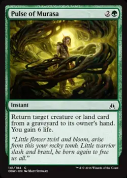 4x Pulse of Murasa Light Play, English Oath of the Gatewatch MTG Magic - Image 1