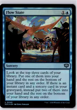 Flow State Secrets of Strixhaven Foil NM U 0049 - Image 1
