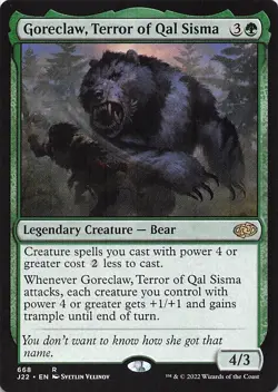 Goreclaw, Terror of Qal Sisma Jumpstart 2022 Regular - Image 1