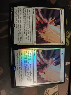 2x Erode Secrets of Strixhaven, Foil and Nonfoil Regular Art Mtg - Image 1