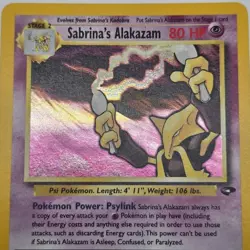 Near Mint | Sabrina's Alakazam 16/132 | Gym Challenge | Holo Rare | Pokemon TCG - Image 1
