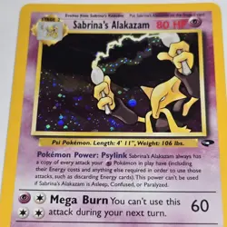 Near Mint | Sabrina's Alakazam 16/132 | Gym Challenge | Holo Rare | Pokemon TCG - Image 3
