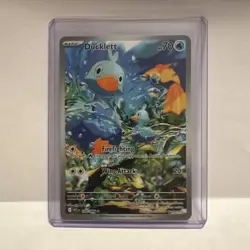 Pokemon TCG Ducklett Illustration Rare Card 109/086 Sv: White Flare NM FRESH - Image 1