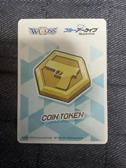 WIXOSS Trading Card Hiyori Tsuinai Coin Token Rare Condition Play Use - Image 2