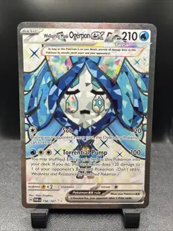 Pokemon Wellspring Mask Ogerpon ex Ultra Rare SV06: Twilight Masquerade 194/167 - Image 1