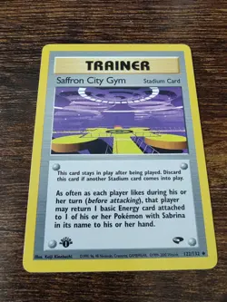 Pokemon Gym Challenge 1st Edition Saffron City Gym 122/132 - Image 1