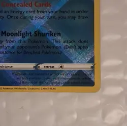 Pokemon TCG Radiant Greninja Radiant Rare Holo Astral Radiance 046/189 130HP - Image 2