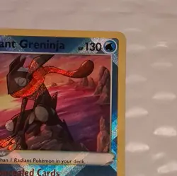Pokemon TCG Radiant Greninja Radiant Rare Holo Astral Radiance 046/189 130HP - Image 3