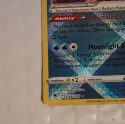 Pokemon TCG Radiant Greninja Radiant Rare Holo Astral Radiance 046/189 130HP - Image 5