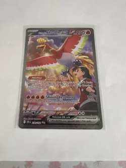 Ethan's Ho-Oh Ex 230/182 Destined Rivals SIR Special Illustration Rare Pokemon - Image 1