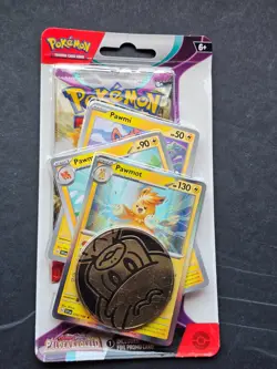 Pokemon Scarlet & Violet Paldea Evolved Premium Checklane Blister Pawmot Sealed - Image 1