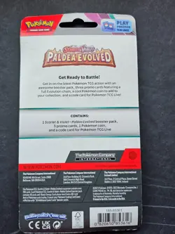 Pokemon Scarlet & Violet Paldea Evolved Premium Checklane Blister Pawmot Sealed - Image 2