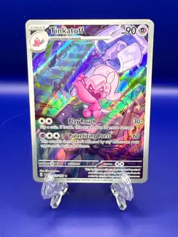 Tinkatuff 217/293 Pokemon TCG Paldea Evolved Illustration Rare SV02 - Image 1