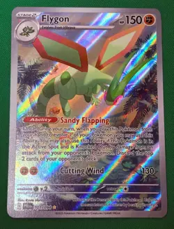 Pokemon TCG Flygon 101/94 Phantasmal Flames Illustration Rare Holo - Image 1