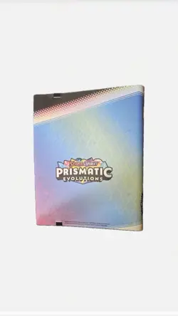 Pokemon TCG Prismatic Evolutions Scarlet And Violet 9 Pocket Binder - Image 1