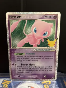 Pokemon TCG Mew ex 88/92 Celebrations: Classic Collection Holo - Image 1