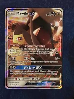 Pokemon Mawile GX Ultra Rare # 141/236 - Unified Minds - LP - Image 1