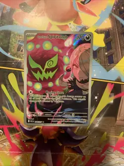 Pokemon TCG Cynthia's Spiritomb 244/217 Illustration Rare Ascended Heroes NM - Image 1