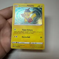 Pokemon TCG Special Delivery Pikachu SWSH074 Center Promo Near Mint - Image 1