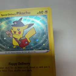 Pokemon TCG Special Delivery Pikachu SWSH074 Center Promo Near Mint - Image 3