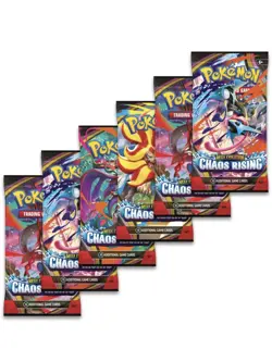 Pokemon TCG: Mega Evolution-Chaos Rising Booster Bundle (6 Packs) presale - Image 2