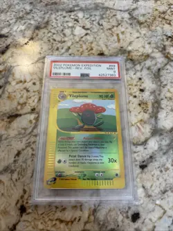 2002 POKEMON EXPEDITION #69 VILEPLUME-REVERSE FOIL PSA 9 - Image 1