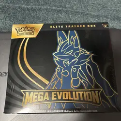 Pokemon TCG Mega Evolution Mega Lucario ETB Factory Sealed Box - Image 1