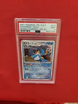 Pokemon: Swampert DPBP#310 Holo Rare Moonlit Pursuit 2007 Japanese - PSA 9 - E57 - Image 4