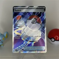 Pokemon Switch 123/089 Phantasmal Flames Uncommon Reverse Holo Trainer-Item - Image 1