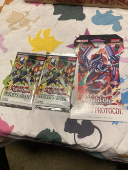 yugioh tcg burst protocol and 2 duelist’s advance sealed booster pack - Image 1