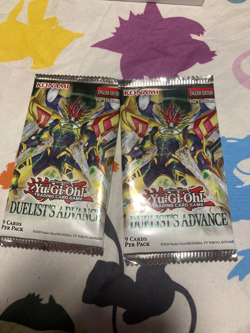 yugioh tcg burst protocol and 2 duelist’s advance sealed booster pack - Image 2