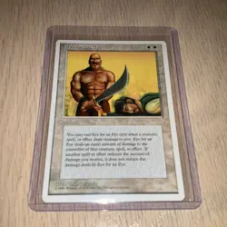 1995 Mtg Magic the Gathering 4th Edition Eye for an Eye RARE Vintage - Image 1
