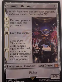 Summon: Bahamut - Non-Foil - Near Mint - English - Final Fantasy - MTG - Image 1