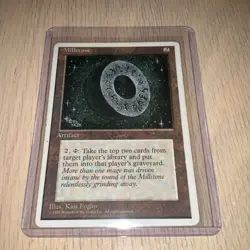 1995 MTG Magic The Gathering Millstone 4th Edition RARE Uncommon - Image 1
