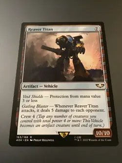 MTG x Warhammer 40k #163 Reaver Titan NM - Image 1
