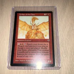 1996 Zirilan of the Claw Mirage LP/MP Magic The Gathering MTG - Image 1