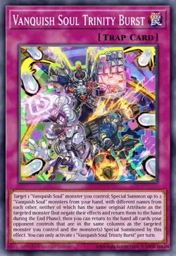 Vanquish Soul Trinity Burst - WISU-EN026 Super Rare | Yu-Gi-Oh! Card - Image 1