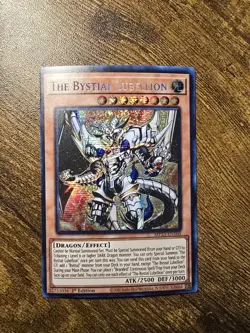 The Bystial Lubellion MP23-EN160 Prismatic Secret Rare Yugioh Dueling Heroes - Image 1
