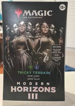 Modern Horizons 3 Commander Deck - Tricky Terrain MTG Brand New Sealed - Image 1