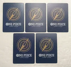 Lot of 5 Japanese ONE PIECE Cardgame Super Rare Card Set TCG - Image 2