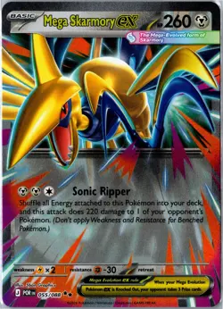 Pokemon Card - Mega Skarmory ex 55/88 ME03: Perfect Order - Near Mint - Image 1