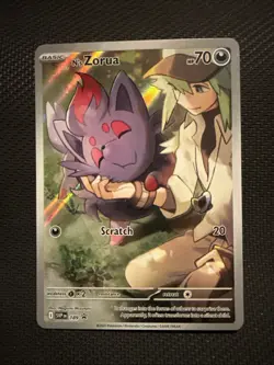 No’s Zorua PROMO Card 189 Pokemon Card Scarlet & Violet - Image 1