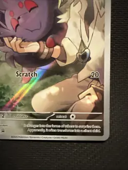 No’s Zorua PROMO Card 189 Pokemon Card Scarlet & Violet - Image 4