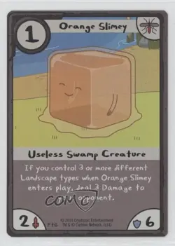 2014 Adventure Time: Card Wars Expansion Sets Orange Slimey - Image 1