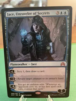 2016 - Jace, Unraveler of Secrets [Shadows over Innistrad] Magic MTG - Mythic - Image 3