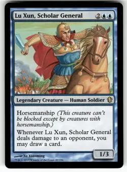 Lu Xun, Scholar General 49 Rare Commander 2013 Near Mint - Image 1
