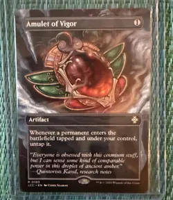 Amulet of Vigor (Borderless) Commander: the Lost Caverns of Ixalan Regular MTG - Image 1