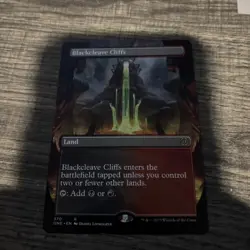 MTG, Blackcleave Cliffs , Borderles/Extended~ Phyrexia: All Will Be One [ NM ] - Image 1