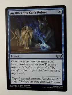 MTG SNC An Offer You Can't Refuse Streets of New Capenna Regular NM - Image 1