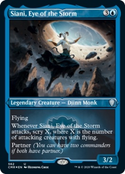 Siani, Eye of the Storm (Showcase) FOIL Commander Legends NM CARD ABUGames - Image 1